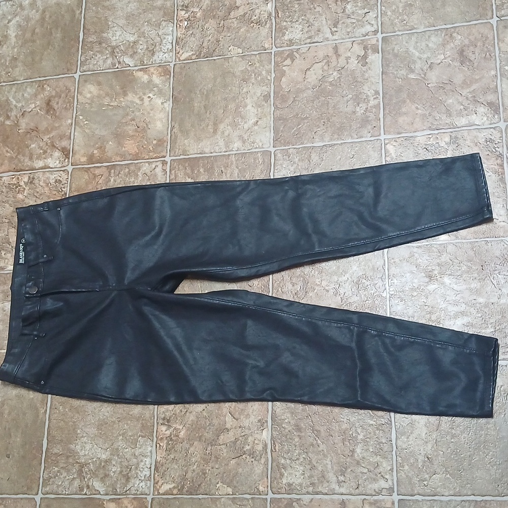 GUC BlankNyc Black Faux Leather Pants Size 30